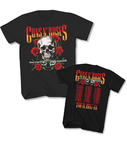 Amazon.com: Bravado Guns 'N Roses Appetite Tour 1988 T-Shirt